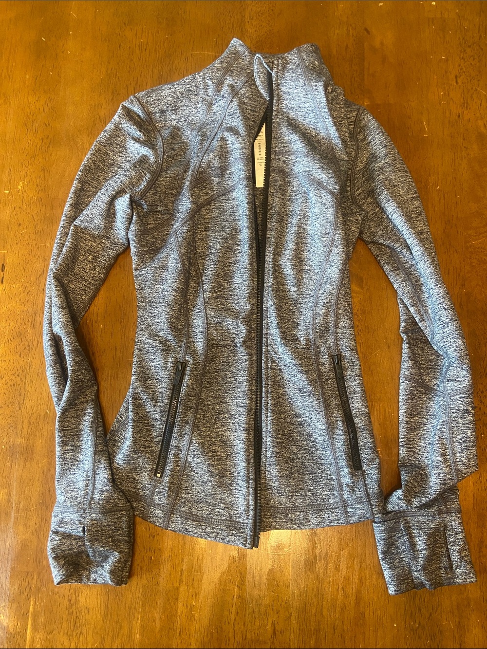 lululemon athletica Gray Full-Zip Define Jacket
